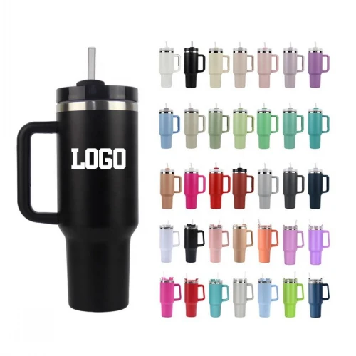 14 OZ 20 OZ 30OZ 40OZ Stainless Steel Tumbler With Handle