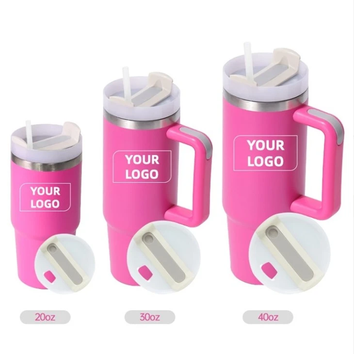 40 OZ Bling Rhinestone Stainless Steel Tumbler With Handle suppliers